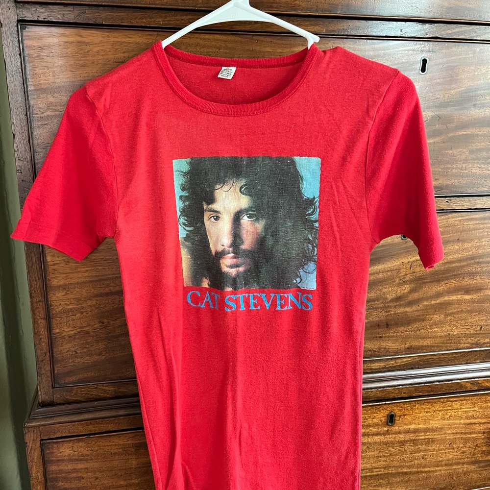 Vibrant Red Short Sleeve Graphic Tee